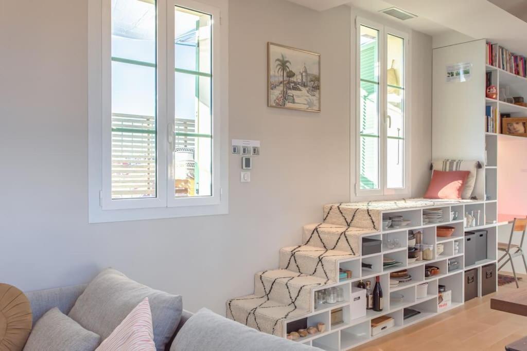 ניס #9 Opera'S Duplex Panoramic Sea View Terrace & Ac 1Min To Beach מראה חיצוני תמונה